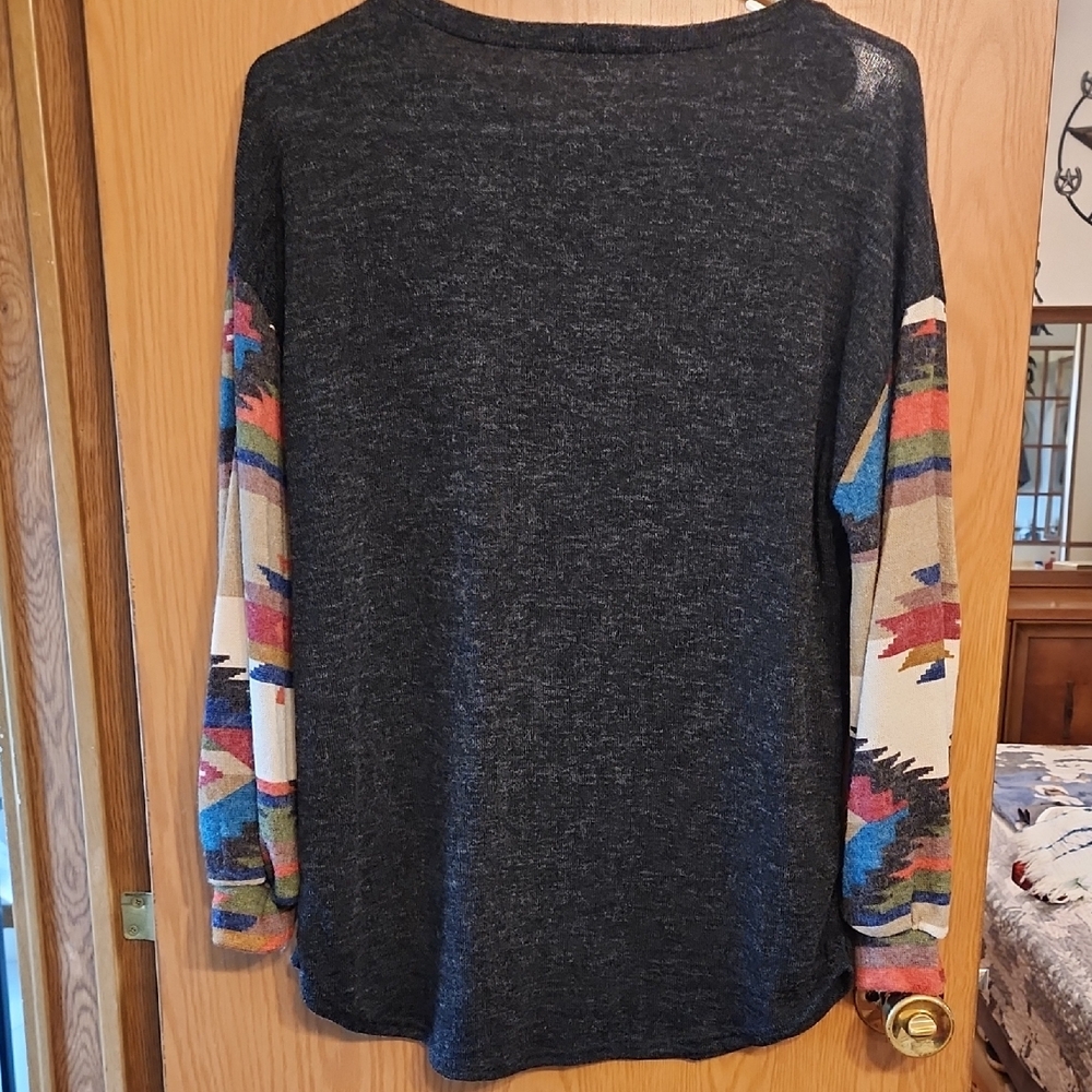 First Love Multicolor Long Sleeve Top - Picture 4 of 4